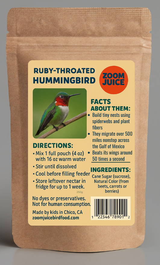 Zoom Juice – Zippy 3-Pack (Ruby Throat)